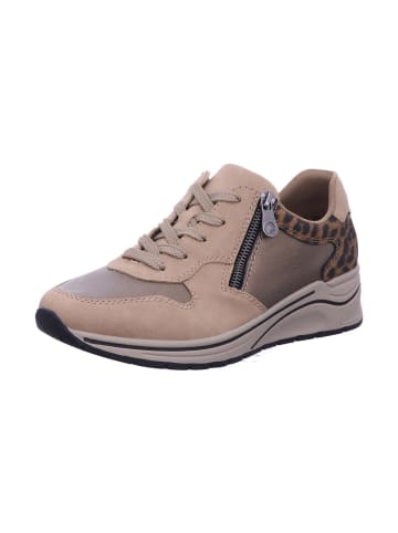 Schnürschuh in camel/bronze/braun