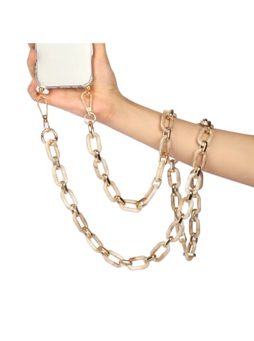 Handyschmuck in Beige