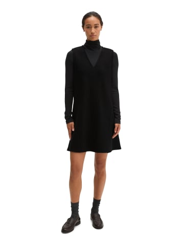 Ärmelloses Minikleid relaxed in Schwarz