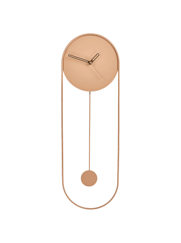 Wanduhr SALVAN in Rosa - (W) 20 x (H) 62 x (L) 3 cm