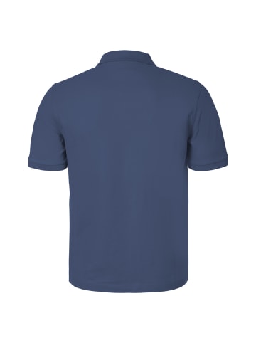 Poloshirt Reg Shield SS Pique in blau
