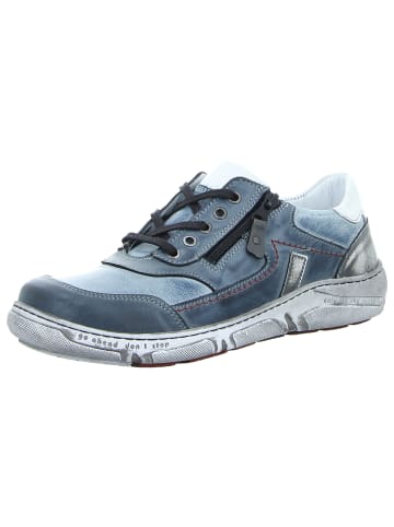 Schnürschuh in blau