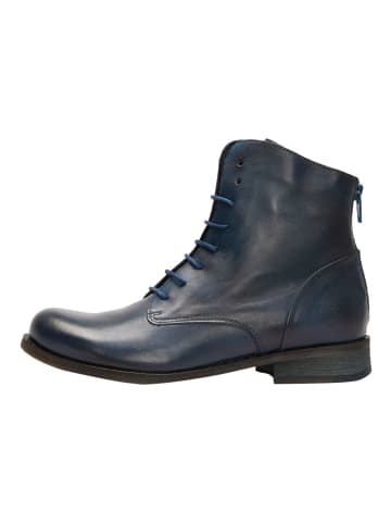 Stiefelette Blau