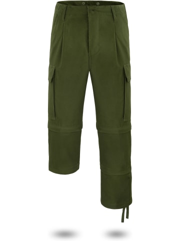 Herren 3-in-1 Zip-Off Moleskinhose Daytona in Oliv