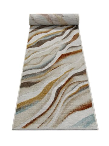 Outdoorteppich "Creek" in Beige/Gelb/Rot