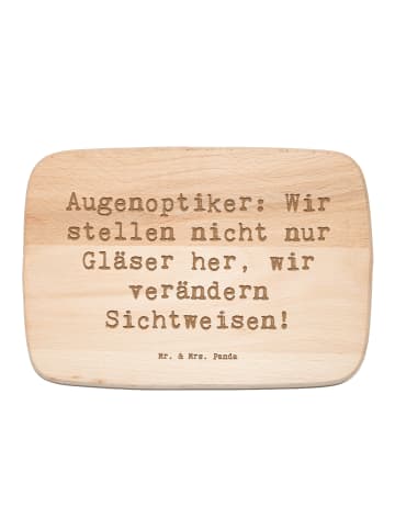 Schneidebrett Spruch Augenoptiker Sichtweise mi... in Transparent