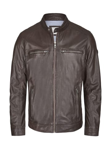Lederjacke BUDANILO in dunkelbraun