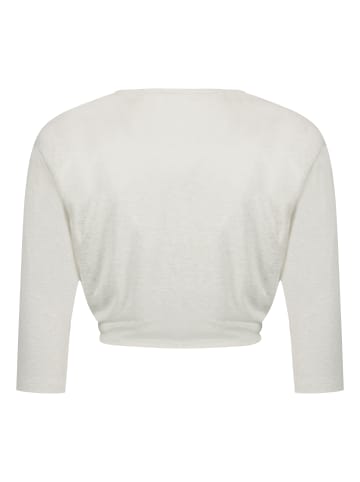 Bolero-Jacke mit 3/4 Arm in Eggnog