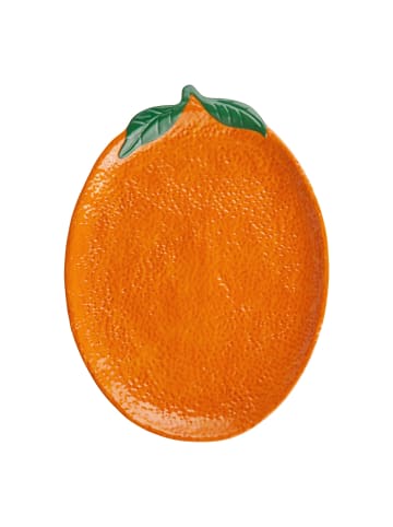 Butlers Deko-Teller ORANGE in Dunkelorange