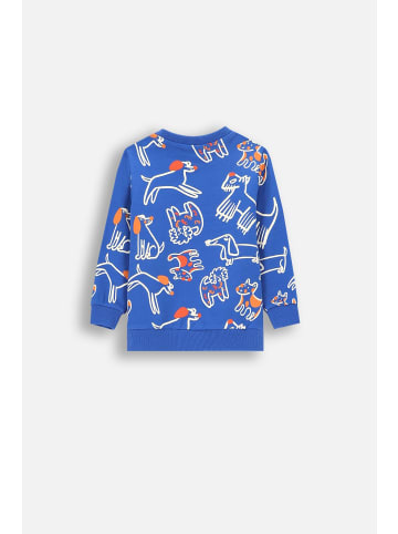 Sweatshirt in kobaltblau