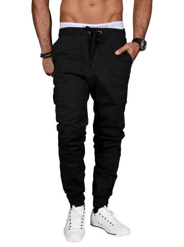 Hose Regular Fit in Schwarz