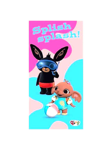 Strand-/Badetuch Bing bunny & Sula - (L) 140 cm x (B) 70 cm in Bunt