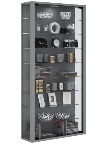 Vitrinenschrank Vitrosa Silber 59 x 18 cm