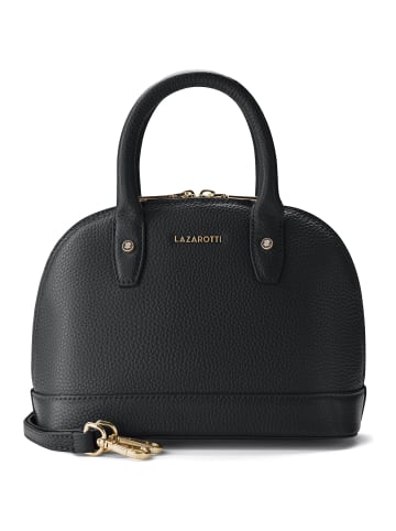 Bologna Leather Handtasche Crossbody Leder 24 cm black 2