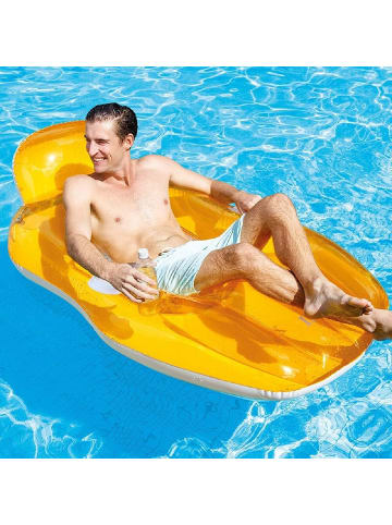 Luftmatratze - Lounge Chill N' Float 163x104cm in orange