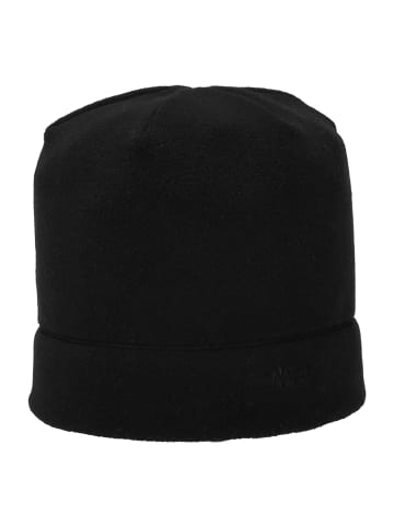 Fleecemütze in Schwarz