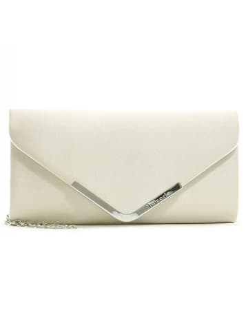 TAS Amalia Amalia Clutch Tasche 26 cm beige satin