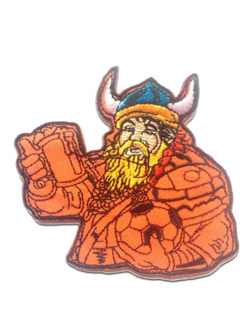 Odin,Der Wikinger GottApplikation Bügelbild inOrange