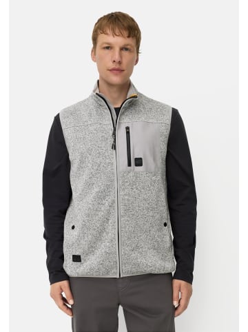 Fleece-Weste mit wärmenden Futter in Grau