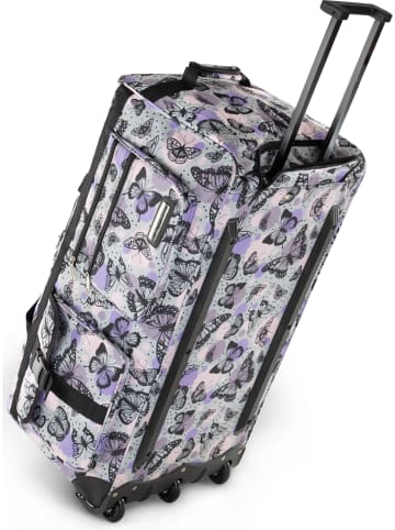 Trolley Reisetasche 100 Liter mit 2 Rädern in Hellblau