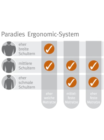 Paradies reVita® Ergonomic - Stützkissen (40 x 80 cm)