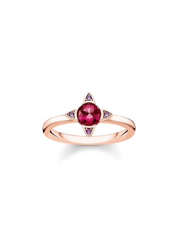 Ring "farbige Steine rosèvergoldet" in Roségold