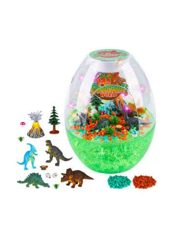 DIY Kreatives Dinosaurier-Terrarium-Kit mit Nachtlicht