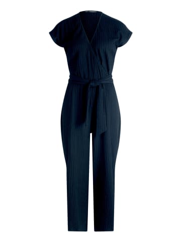 Jumpsuit mit Eingrifftaschen in dunkelblau