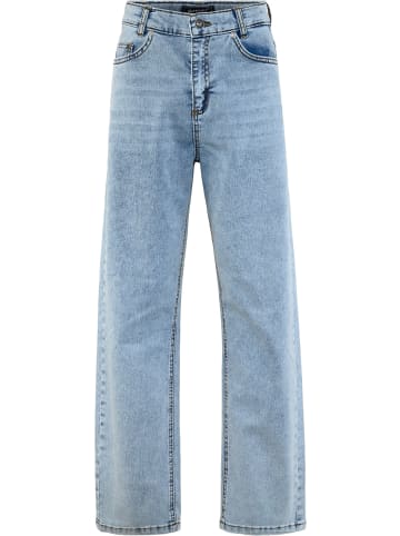 Baggy Jeans wide Plus-Größe weiter Bund in light blue
