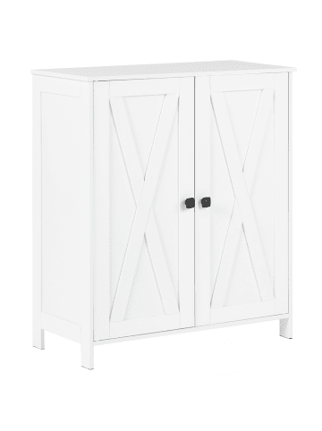 Schuhschrank VALCOURT in Weiß - (W) 70 x (H) 80 x (L) 35 cm