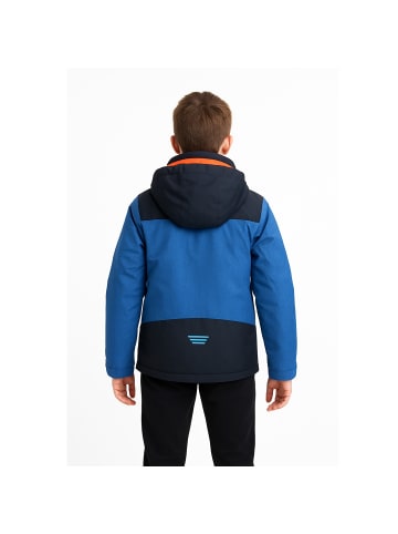 Winter Funktionsjacke mit Kapuze Wasserdicht in blau