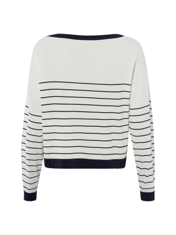 Pullover in ecru marine - 0001