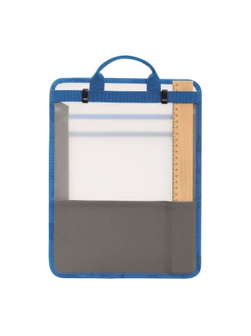 Faltbare Heftbox in blau