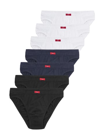 Slip in schwarz, navy, weiß