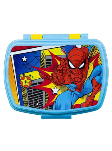 Spiderman Kinder Brotdose – Lunchbox Pausenbox Schulbrotbox in Gelb