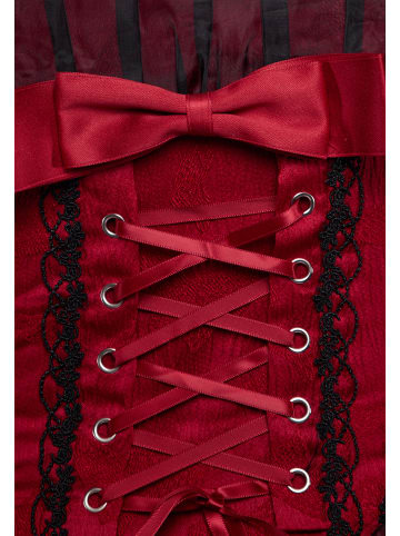 Women Dress in Red Black