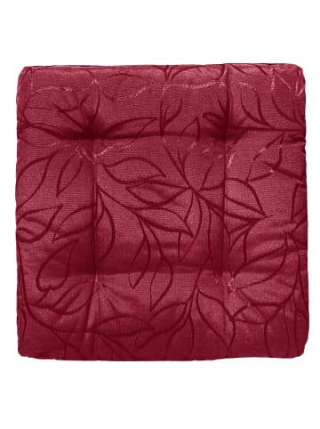 Jacquard, Baumwollmischung Outdoor-Stuhlkissen Terrassa in burgund