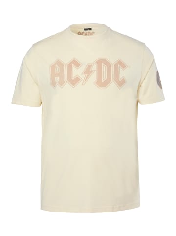 Kurzarm T-Shirt in sand grau