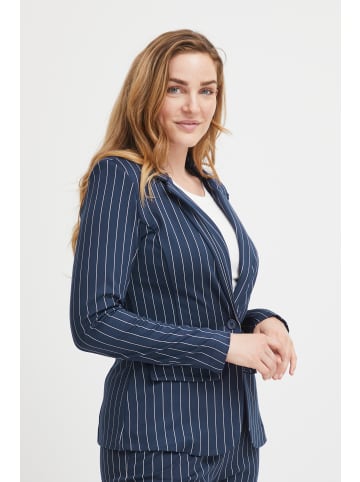 Blazer FRBLENDA Regular fit in Navy Blazer stripe mix