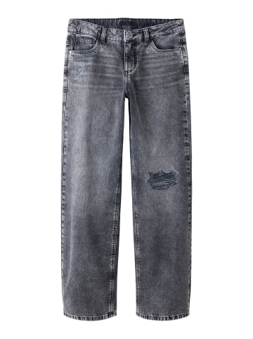 Wide Fit Jeans in Medium Grey Denim