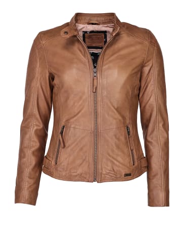 Lederjacke Jeannette in cognac
