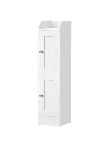 Badezimmerschrank Siren in Weiß - (B)20 x (H)80 x (T)18 cm