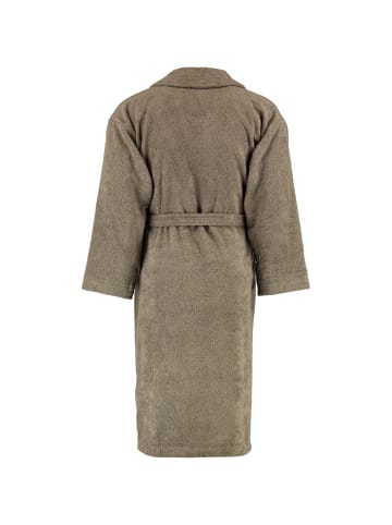 Rhomtuft Bademäntel unisex Schalkragen Sir & Lady taupe - 58 in taupe - 58