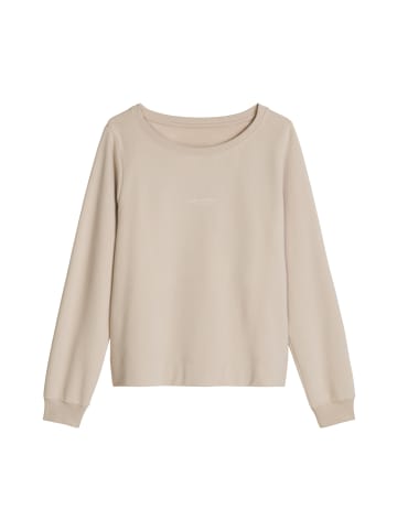 Sweatshirt relaxed garment-dyed in Natural