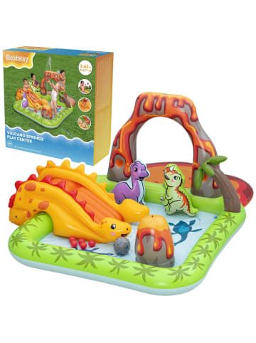 Wasserspielplatz mit Dinosauriern und Vulkanbällen Bestway 53172