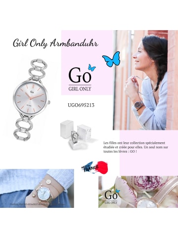 Armbanduhr-Analog silber klein (ca. 30mm) Girl Only GO