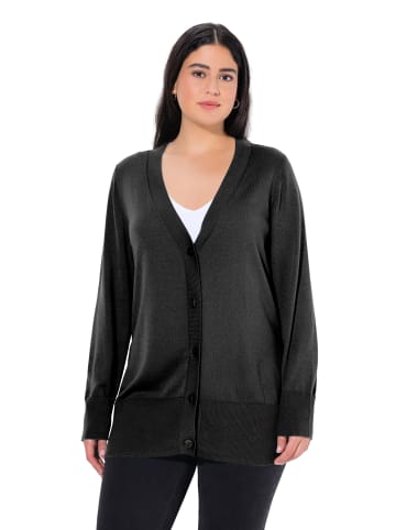 Strickjacke in schwarz