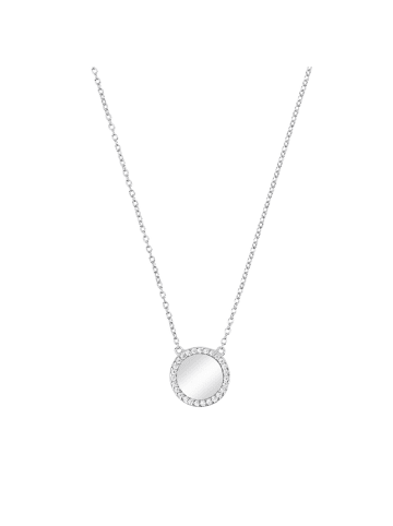 Kette mit Anhänger Silber 925, rhodiniert in silber