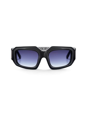 Sonnenbrille Blake in silber, schwarz