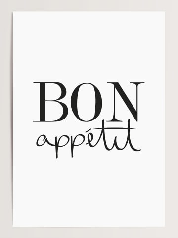 Poster / Kunstdruck "Bon appétit" I Ohne Rahmen